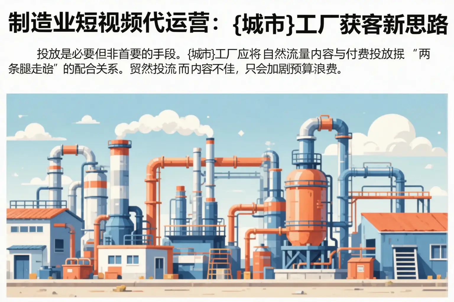 制造业短视频代运营：罗甸工厂获客新思路